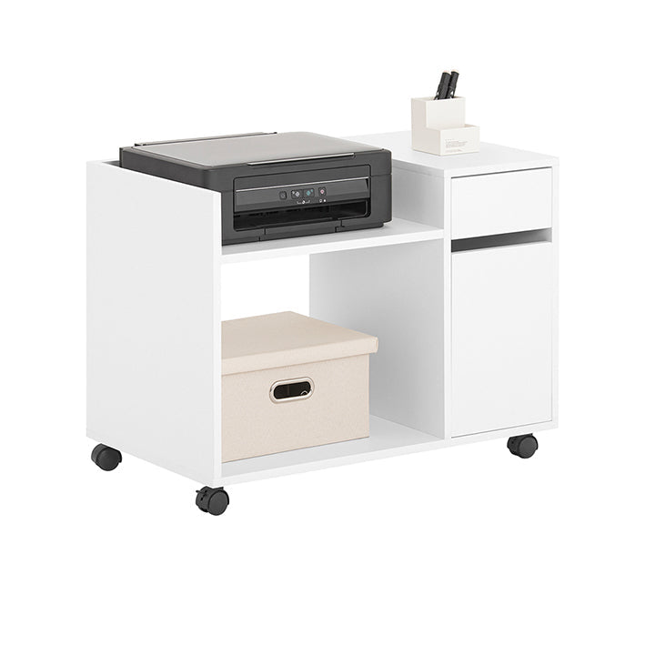Archiefkast - Opbergeenheid - Organisator - Ruimtebesparend - 72x40x54cm - Houdt 46 kg - PB-materiaal - Soepel rollend met geremde wielen