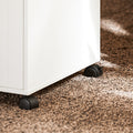 Mobiele Opbergkast - Rollend Opbergmeubel - MDF Houten Kast - Extra Opslag - 40cm x 63cm x 40cm