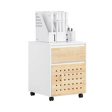 Archiefkast - Opbergorganisator - MDF Houten Kast - Natuurlijke Charme - 40cm x 63cm x 40cm