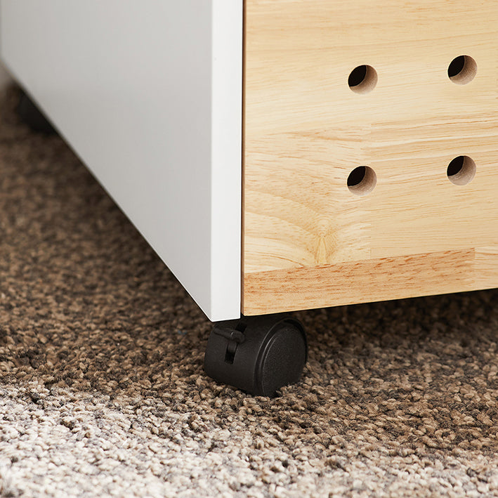 Archiefkast - Opbergorganisator - MDF Houten Kast - Natuurlijke Charme - 40cm x 63cm x 40cm