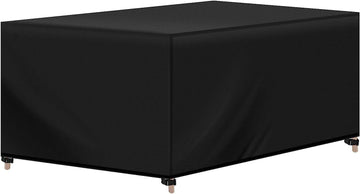 Tuinmeubelhoes 420D Oxford waterafstotend winddicht UV-bestendig | Zwart | 250x210x90 cm