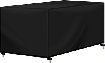 Beschermhoes voor tuinmeubelen waterafstotend winddicht UV-bestendig | Zwart | 125x61x74 cm