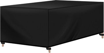 Afdekhoes voor tuinmeubelen 420D Oxford | Zwart | 200x165x80 cm
