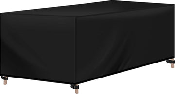 Tuinmeubelhoes 420D Oxford waterafstotend winddicht UV-bestendig | Zwart | 180x120x74 cm