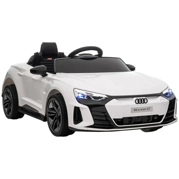 Elektrische kinderauto met afstandsbediening - Kinderauto | Kleur: Wit | Afmetingen: 58x103x41 cm