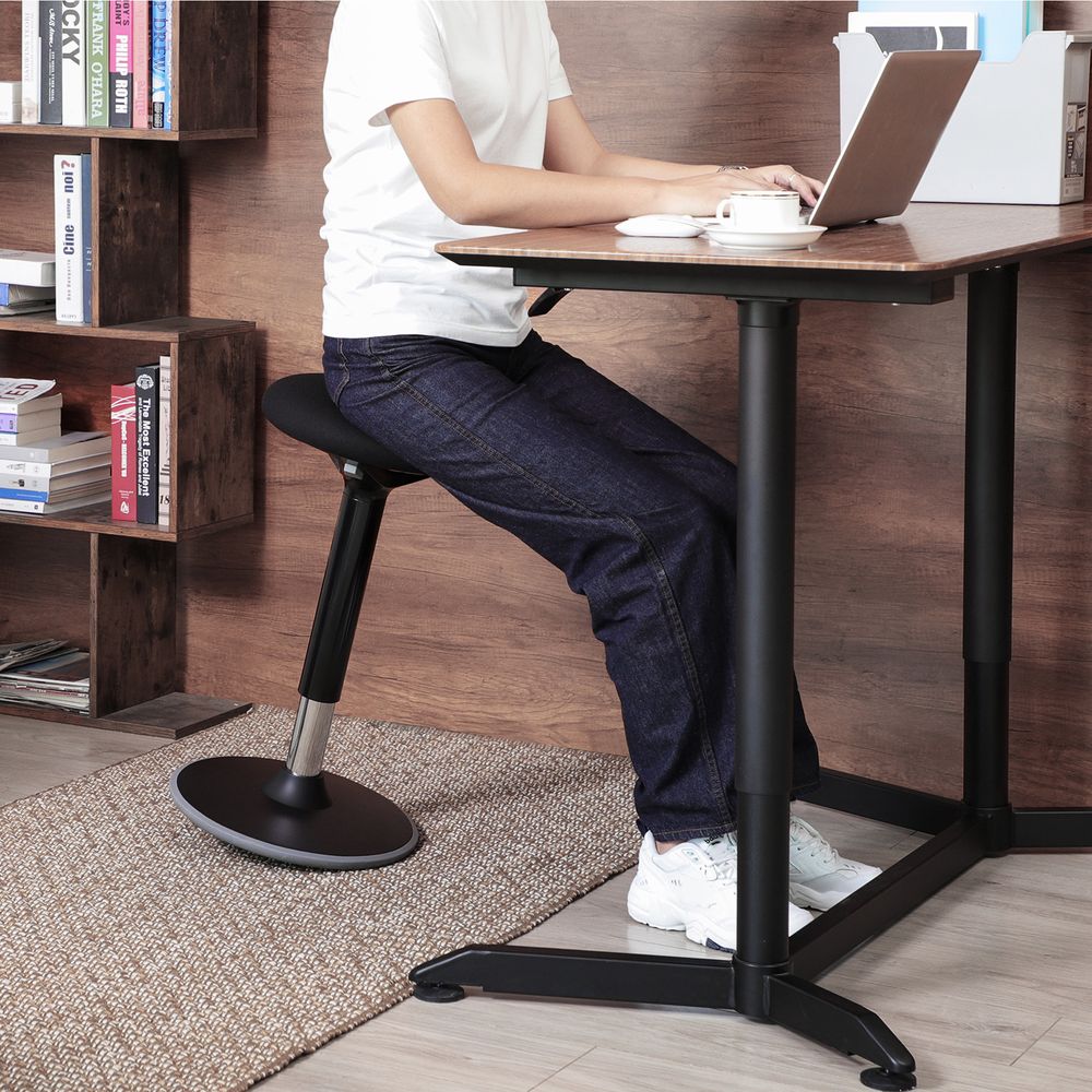 Verstelbare kruk - bureaustoel - barkruk - zwart - 50-65 cm