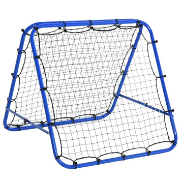 Reboundernet voor Voetbaltraining | Kleur: Blauw | Afmetingen: 100x95x90 cm