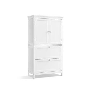 Witte badkamerkast - opberger - MDF - 30 x 60 x 110 cm