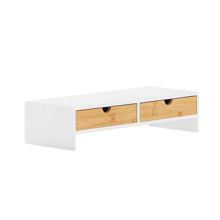 Monitor Stand Riser - Computerstandaard - Bureau-organizer - MDF-materiaal - 47 cm x 11 cm x 18 cm - Perfecte hoogte - Ruimtebesparend
