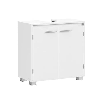 Wastafelonderkast - MDF - wit - ruimtebesparend - 30 x 60 x 60 cm
