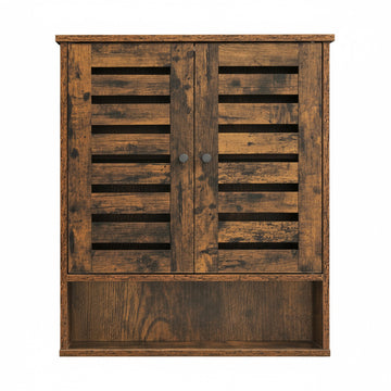 Wandkast voor badkamer met vintageontwerp | Vintagebruin | 60x20x70 cm