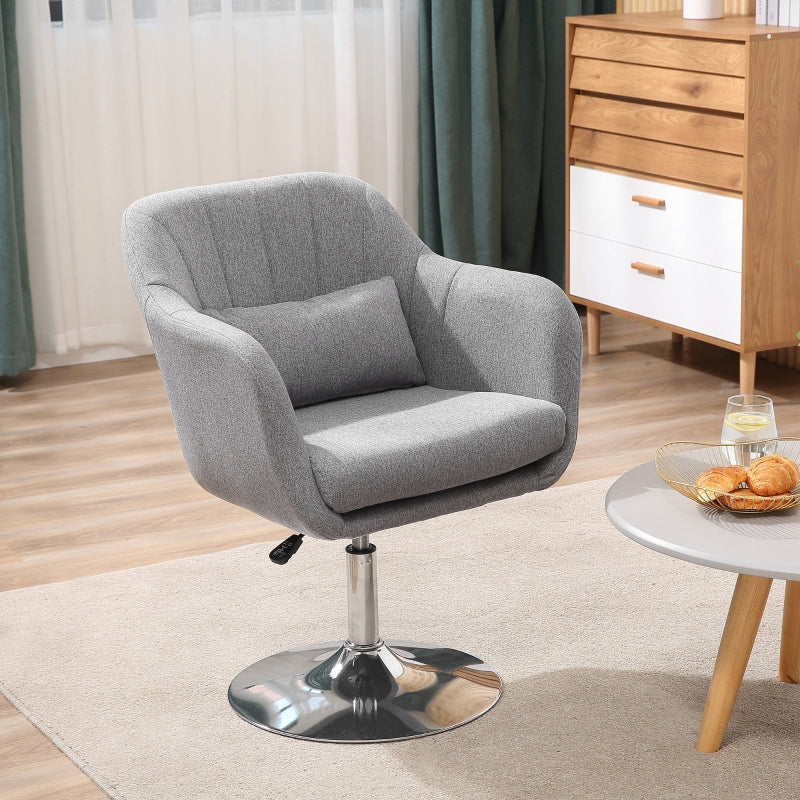 Verstellbarer Arbeitshocker mit Armlehnen | Farbe: Grau | Abmessungen: 60x60x79-91 cm