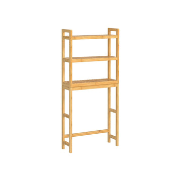 Bamboe toiletrek - badkamer organizer - opbergrek - 26x63x163 cm