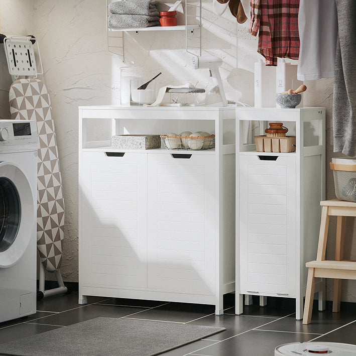 Modern Badkamermeubel - Dressoir - Halkast - Ruime opbergruimte - Veelzijdig gebruik - Stabiel ontwerp - 70 cm x 90 cm x 35 cm
