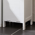 Badkameropbergkast - Bijkeukenkast - Organisator - MDF-materiaal - 30 cm x 145 cm x 30 cm. Ideaal voor wasgoed, handdoeken en accessoires