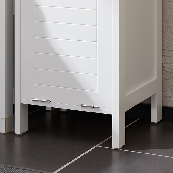 Badkameropbergkast - Bijkeukenkast - Organisator - MDF-materiaal - 30 cm x 145 cm x 30 cm. Ideaal voor wasgoed, handdoeken en accessoires