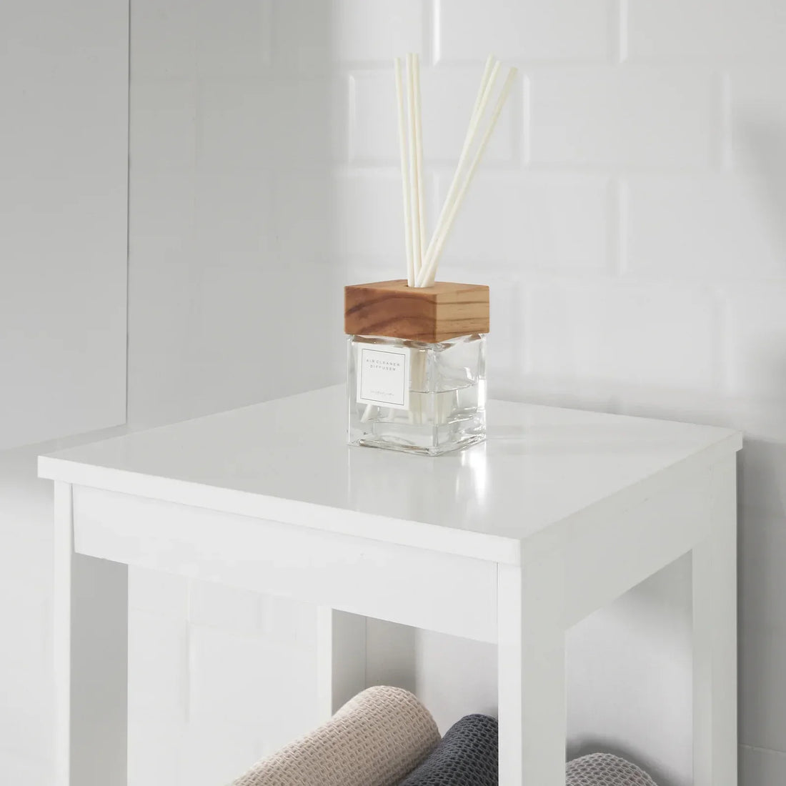 Wit 5 Niveaus Badkamer Plank Badkamer Opbergplank Kast Unit - 30x30x139cm