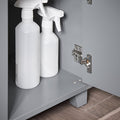 Sink Cabinet - Wastafelkast - Badkameropslag - Vergrote opslagruimte - 60x61x30cm - Waterbestendige siliconen voetkussentjes