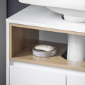 Spoelbakkast - Opbergmeubel - MDF & PB Materiaal - Voorkomt Houtrot - 60x61x30cm