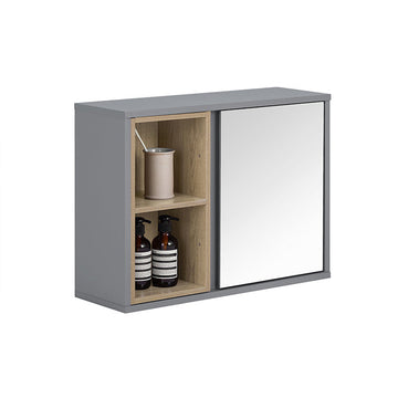 Spiegeldeur Wandkast - Badkameropslag - Wandkast - Ruimtebesparend - 60cm x 45cm x 20cm