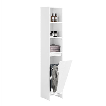 Hoge Kast - Opbergeenheid - Kastorganisator - MDF-materiaal - Gemakkelijk toegankelijk ontwerp - 30x170x30cm