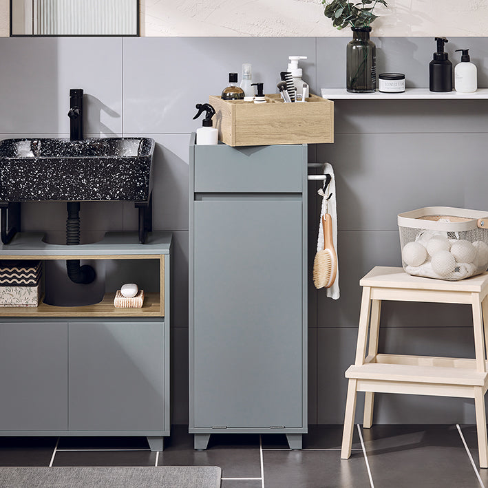 Badkamer Opbergkast - Organizer Plank - Wasplank - Vochtbescherming - 35x90x30cm