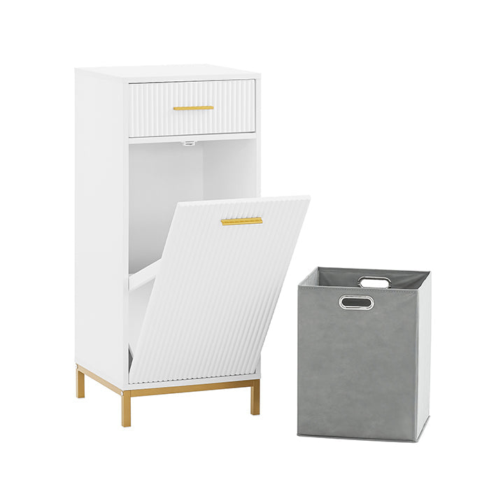 Verborgen Wasmand - Verborgen Wasmand - Verwijderbare Bak - Esthetische Oplossing - 40x95x40cm