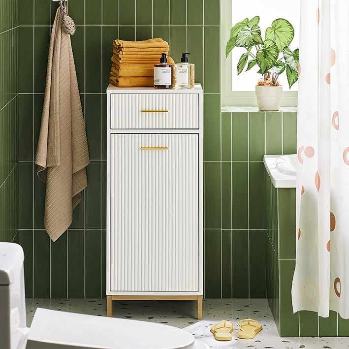 Verborgen Wasmand - Verborgen Wasmand - Verwijderbare Bak - Esthetische Oplossing - 40x95x40cm