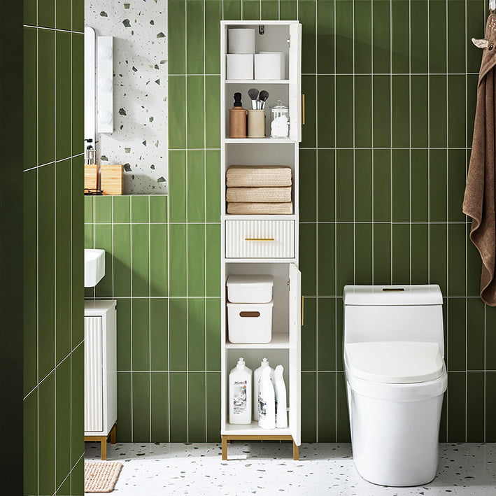 Hoge Kast - Badkameropslag - Slanke Organisator - Elegant Design - 30x170x30cm