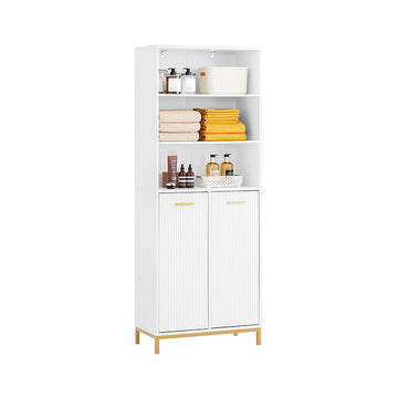 Hoge Kast - Opbergorganisator - Badkamerplank - Elegant Design - 65x170x32cm