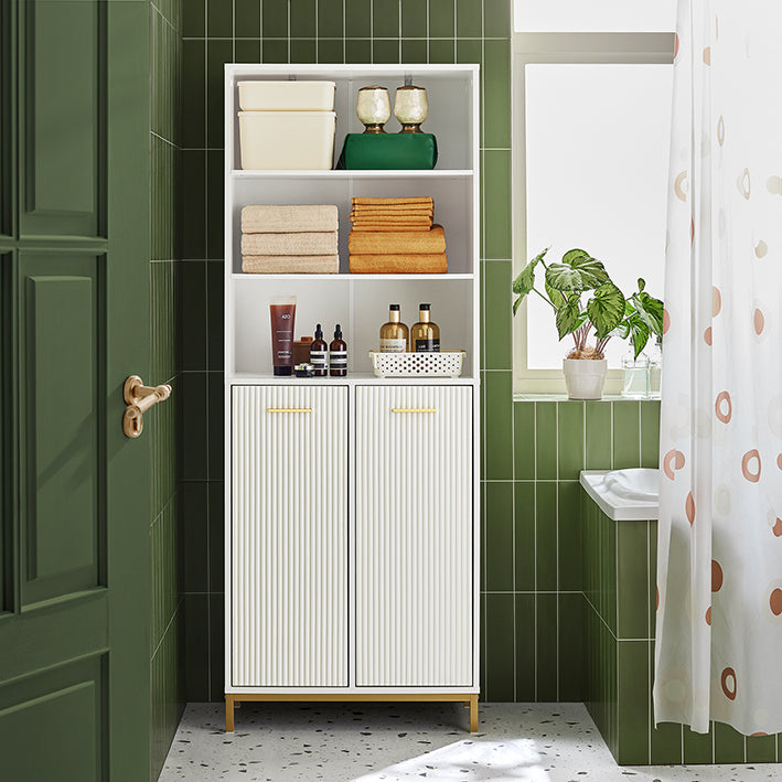 Hoge Kast - Opbergorganisator - Badkamerplank - Elegant Design - 65x170x32cm