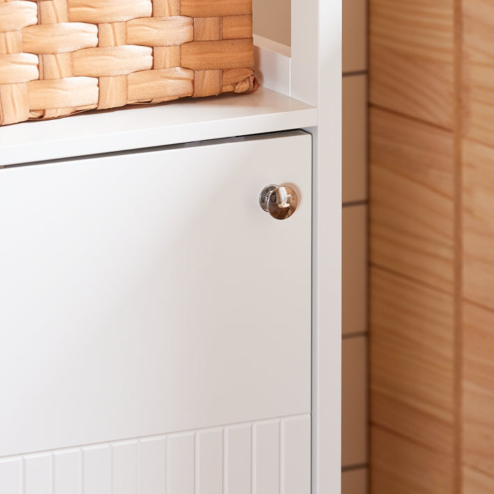 Enkele Kast - Opbergplank - Verstelbare Organisator - Aanpasbare Hoogtes - MDF, 30x89x30cm