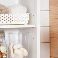 Hoog Badkamermeubel - Slank Opbergmeubel - Smalle Organizer - Verstelbare Plank - 30x144x30cm - MDF E1