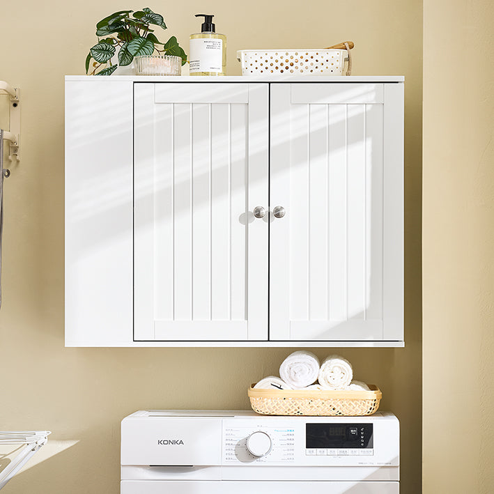 Badkamer Wandkast - Medicijnkastje - Opbergmeubel - MDF Materiaal - Organiseert Cosmetica - 75cm x 60cm x 30cm
