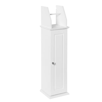 Narrow Toilet Paper Cabinet - Badkameropslag - Toiletpapierhouder - MDF - Ruimtebesparend ontwerp - 20 cm x 79 cm x 18 cm