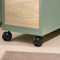 Rolling Storage Cart - Bamboe Keukentrolley - Mobiele Organisator - MDF - 24cm x 82cm x 65cm - Ideaal voor smalle ruimtes