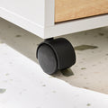 Compacte opbergwagen - Utility Cart - Rolling Organizer - Verstelbare planken - 23x82x65cm