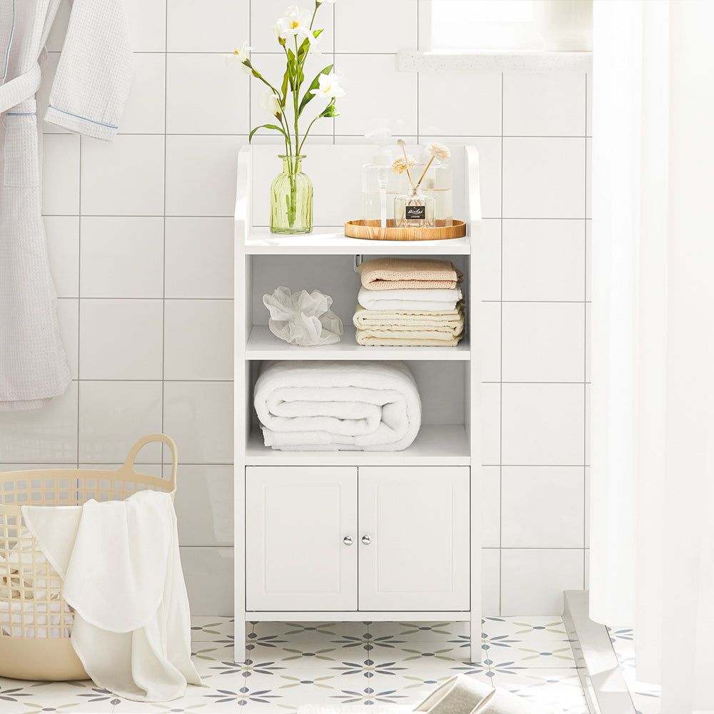 Badkamer Ladekast - Opbergkast - MDF Organizer - 41cm x 86cm x 36cm - Tipbescherming - Stevig Ontwerp