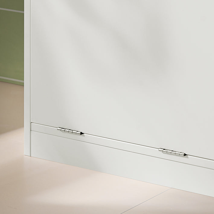 Waskast met Waszak - Wasverzamelaar - Badkamermeubel - MDF en Rubberhout - Kantelbeveiliging - Flexibele opslag - 71cm x 33cm x 85cm