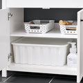 Badkamermeubel - Opbergmeubel - Organisator - MDF PB Constructie - Verstelbare Plank - Vermommingen Sifon - 60x60x35cm - Eenvoudige montage