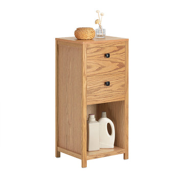 Moderne Badkamer Ladekast - Opbergkast - Vanity Organizer - Duurzame MDF-constructie - Vochtbestendig - Muuranker Veiligheidsfunctie - 40 cm x 90 cm x 35 cm