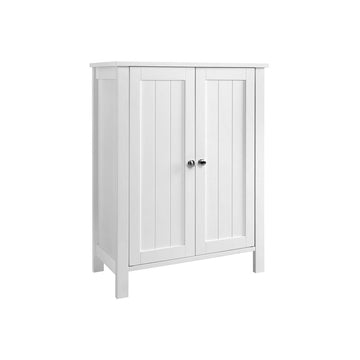 Badkamerkast met dubbele deur - Wit - 60 x 80 x 30 cm