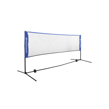 Badmintonnet draagbaar buiten verstelbaar opvouwbaar zwart 300 x 155 x 103 cm