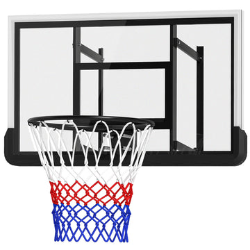 Wandbasketbalring - Verstelbare basketbalhoop | Kleur: Zwart