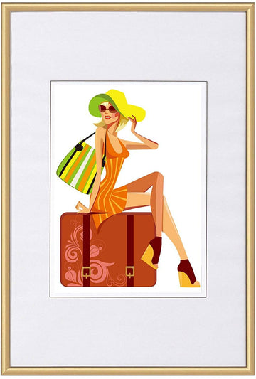 Kunststof fotolijst New Lifestyle goud 18x24 cm | Goud | 18x24 cm