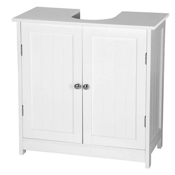 Wastafelonderkast met 2 deuren | Wit | 60x30x60 cm