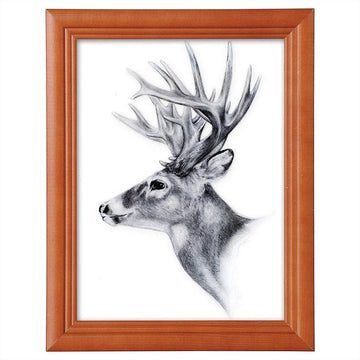 Houten fotolijst met glas 30x40 cm | Bruin | 30x40 cm
