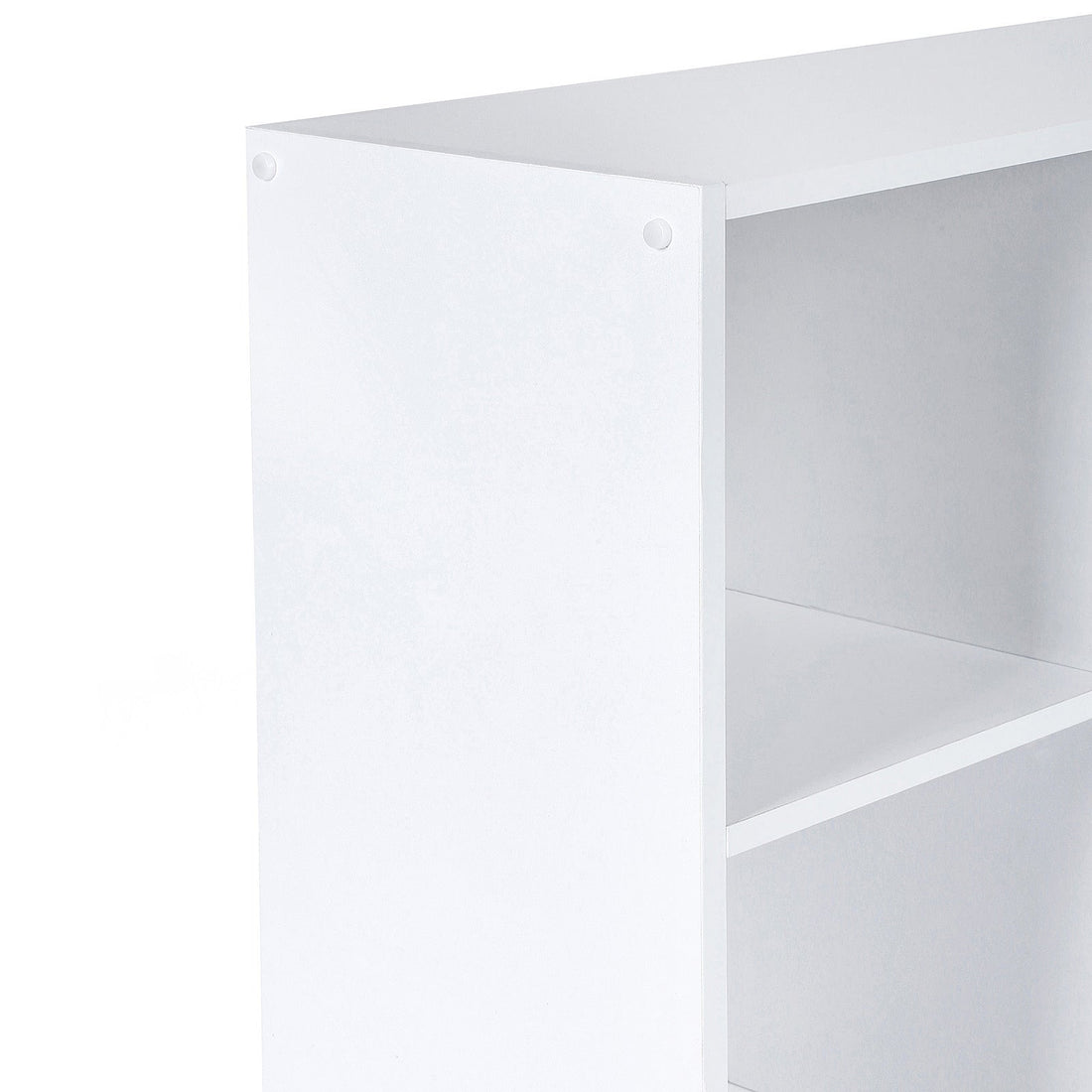 Weißes Bücherregal - Wandregal - Standregal - Spanplatte - 8 kg - 50 x 80 x 24 cm