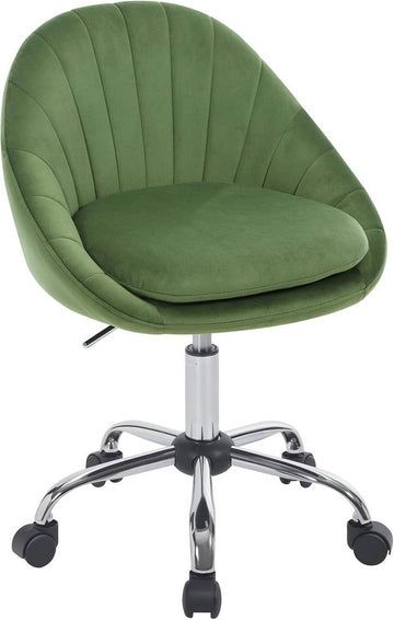 Ergonomische bureaustoel en make-upstoel | Groen | 52x52x72-82 cm