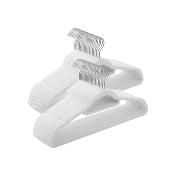 50-delige fluwelen kledinghangers - ruimtebesparend - sterk en zacht - 45 x 0,6 x 23,5 cm